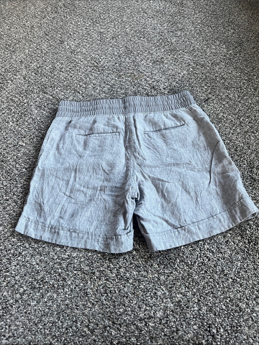 ATHLETA Cabo Linen Shorts Gray size 8 - Picture 6 of 10